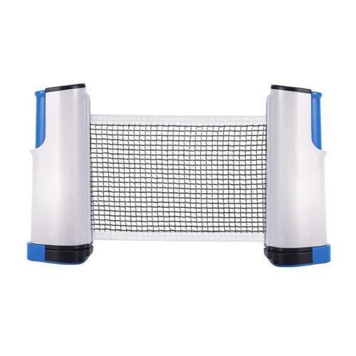 Filet Ping-Pong Filet Tennis De Table Rtractable Adaptable Portable Accessoire De Ping-Pong,Bleu Et Gris