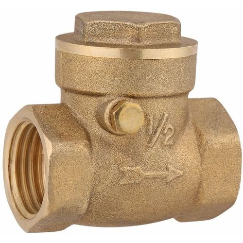 Clapet Anti-retour 1/2" PN15 - Filetage Intérieur En Laiton - Clapet Anti-retour Pour Travaux De Plomberie, Réservoir D'eau, Piscine, Machine à Laver, Patio, Aquarium (1/2" PN15