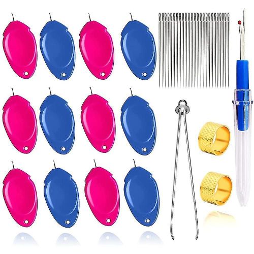 Fileteuses  Aiguilles, 41 Pcs Fileteuses Simples, Mise  Niveau De L'outil De Filetage D'aiguille Pour La Couture  La Main Et La Couture Mac