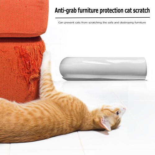 Film Autocollant Anti-Rayures Pour Chat, Kit De Protection Contre Les Griffes Des Animaux Domestiques, Film De Protection Pour Canap, Housse De Meubles, Fournitures