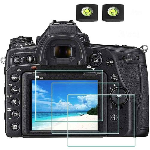 Film De Protection D'Ecran Pour Nikon D6 D850 D800 D750 D610 D600 D500 Et Housse De Sabot, Protecteur Verre Tremp Optique 0,3Mm Duret 9H Anti-Rayure Anti-Trace Anti-Bulle -Lot De[Camera2580]