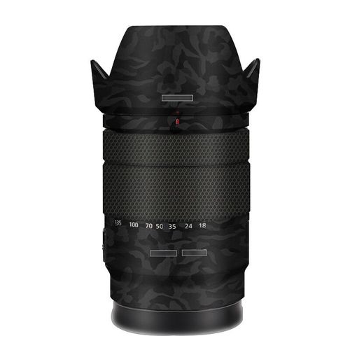 Film de protection pour objectif E18-135 Sony E 18-135mm f3.5-5.6 OSS SEL18135 Autocollant de protection d'objectif 18135 - Type Camo Black