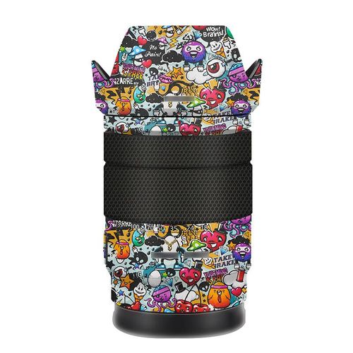 Film de protection pour objectif E18-135 Sony E 18-135mm f3.5-5.6 OSS SEL18135 Autocollant de protection d'objectif 18135 - Type Cartoon