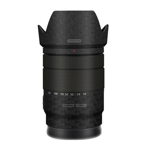 Film de protection pour objectif E18-135 Sony E 18-135mm f3.5-5.6 OSS SEL18135 Autocollant de protection d'objectif 18135 - Type Comb Black