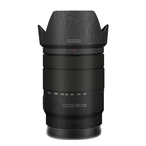 Film de protection pour objectif E18-135 Sony E 18-135mm f3.5-5.6 OSS SEL18135 Autocollant de protection d'objectif 18135 - Type Fantasy Black