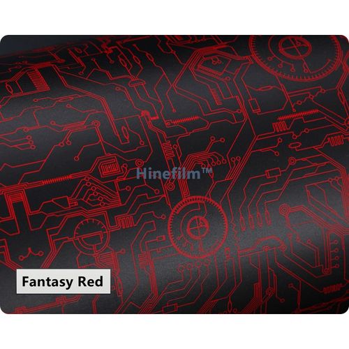 Film de protection pour objectif E18-135 Sony E 18-135mm f3.5-5.6 OSS SEL18135 Autocollant de protection d'objectif 18135 - Type Fantasy Red