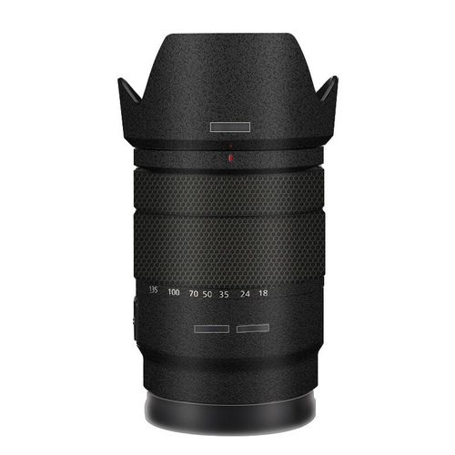 Film de protection pour objectif E18-135 Sony E 18-135mm f3.5-5.6 OSS SEL18135 Autocollant de protection d'objectif 18135 - Type Frosted Black