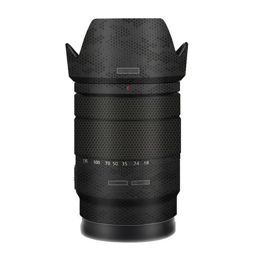 Film de protection pour objectif E18-135 Sony E 18-135mm f3.5-5.6 OSS SEL18135 Autocollant de protection d'objectif 18135 - Type Mamba Black