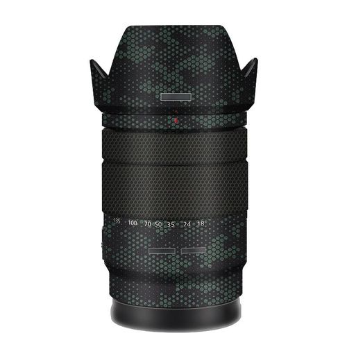 Film de protection pour objectif E18-135 Sony E 18-135mm f3.5-5.6 OSS SEL18135 Autocollant de protection d'objectif 18135 - Type Mamba Green