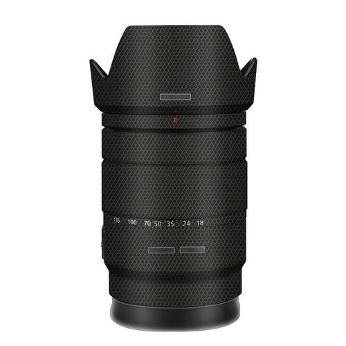 Film de protection pour objectif E18-135 Sony E 18-135mm f3.5-5.6 OSS SEL18135 Autocollant de protection d'objectif 18135 - Type Matrix Black