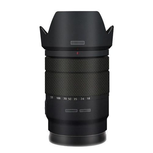 Film de protection pour objectif E18-135 Sony E 18-135mm f3.5-5.6 OSS SEL18135 Autocollant de protection d'objectif 18135 - Type Matte Black