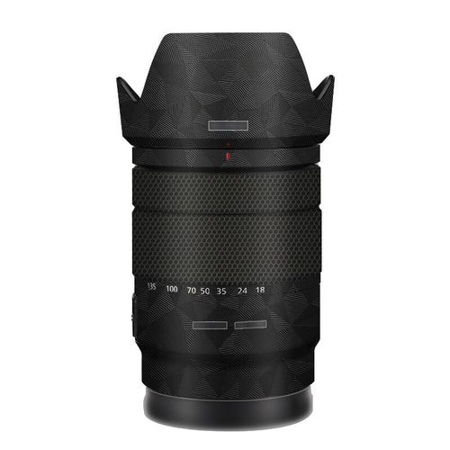 Film de protection pour objectif E18-135 Sony E 18-135mm f3.5-5.6 OSS SEL18135 Autocollant de protection d'objectif 18135 - Type Nordic Black
