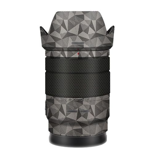 Film de protection pour objectif E18-135 Sony E 18-135mm f3.5-5.6 OSS SEL18135 Autocollant de protection d'objectif 18135 - Type Nordic Titanium