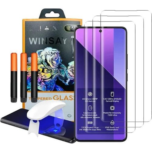 Film Protecteur - Novago - Xiaomi Redmi Note 13 Pro+ 5g - 3 Films - Hydrogel - Verre Tremp