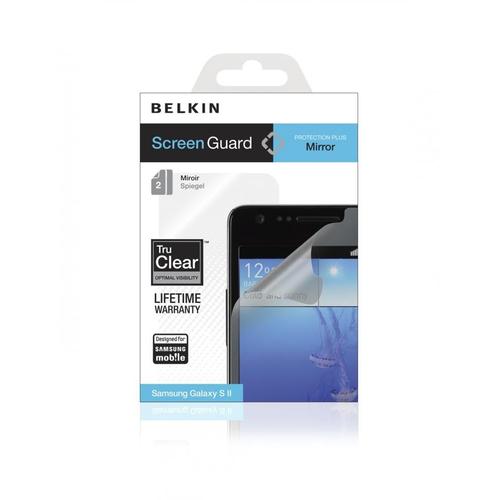 Pack Galaxy S 2 I9100 De 2 Films Protecteurs Effet Miroir D'origine Belkin Samsung Galaxy S2 I9100 Pour Le Samsung Galaxy S 2 I9100