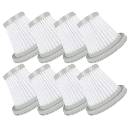 Filters 8Pcs Compatible with Deerma DX118C DX128C Vacuum Accessories Elements Sweeping Robot Replace