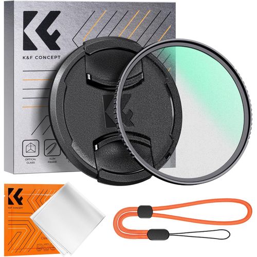 Filtre 82Mm Black-Mist 1/8 Diffusion Et Bouchon D'Objectif Et Chiffon Et Petite Dragonne Pour Objectif Appareil Photo K Srie[GOP6256115]