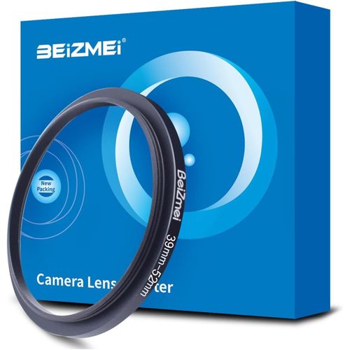 Filtre Adaptateur De 39 Mm  52 Mm Compatible Avec Tous Les Objectifs De 39 Mm Uv,Nd, Cpl,Filtre, 39 Mm Lentille To 52 Mm Appareil Photo Filtre (39-52 Mm)