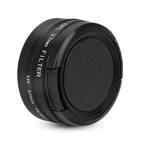 Filtre D'objectif De Protection Cpl + Uv 37 Mm Pour Camra De Sports D'action Yi 4k