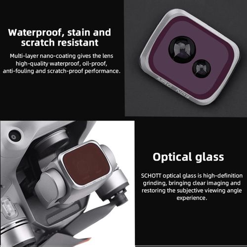 Filtre D'objectif Verre Optique Lger tanche Drone Accessoires De Camra De Protection  Objectif Haute Dfinition Pour Dji Air 2s_Nd16#