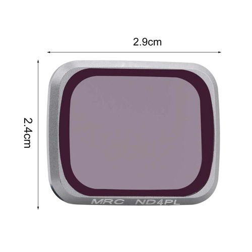 Filtre D'objectif Verre Optique Lger tanche Drone Protecteur Accessoires De Camra  Objectif Haute Dfinition Pour Dji Air 2s_Nd32-Pl