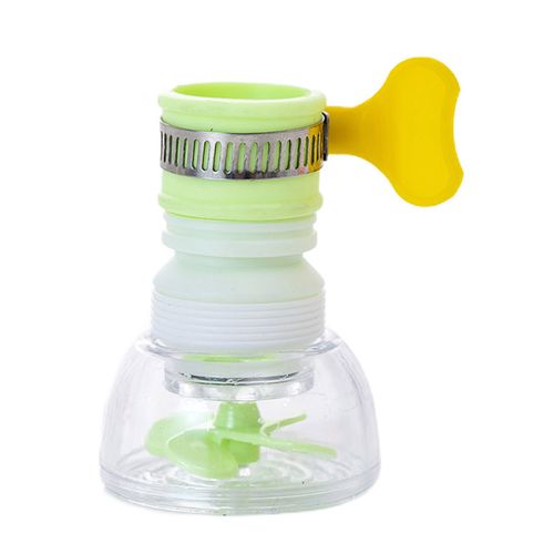Filtre de robinet rotatif  360 degrs, amovible, rsistant aux claboussures, buse de robinet d'vier robuste, filtre, fournitures de cuisine-Vert B