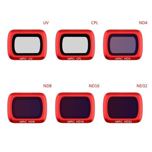 Filtre Enduit Rouge Uv Cpl Nd4/8/16/32 Filtre D'objectif Pour D-Ji Mavic Air 2 Drone June