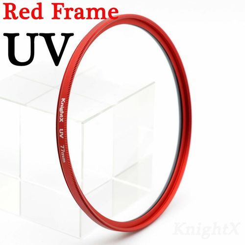 Filtre Fld Uv Cpl Mc Mcuv 52 55 58 67 77mm,Pour Sony Pentax Nikon Canon D5200 D5300 D3300 D5500 100d Eos 400d 550d 500d - Type Red Frame Uv-62mm