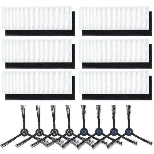 Filtre HEPA  brosse latrale de remplacement pour aspirateur robot Silvercrest SSR1 SSRA1 ILife A9S A9 A7