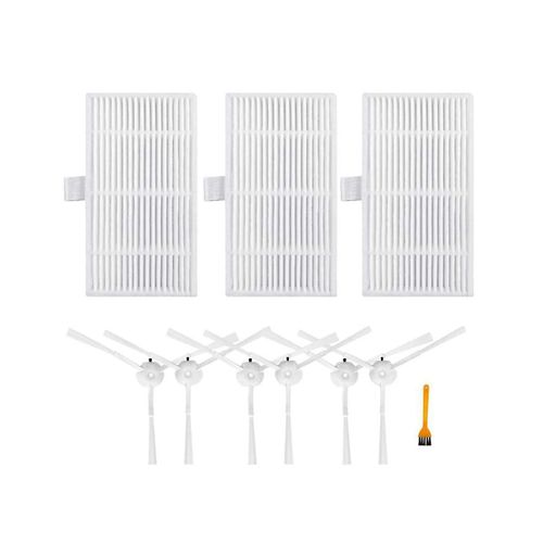 Filtre Hepa et brosse latrale pour W2 vadrouille chiffon sac  poussire robot aspirateurs pice de rechange pices de rechange acc