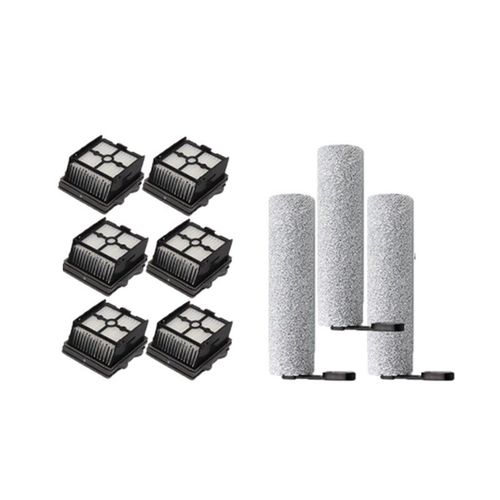 filtre Hepa, pices de brosse  rouleau doux humide et sec pour aspirateur  main TINECO Floor One 2.0 sans fil, 1 ensemble