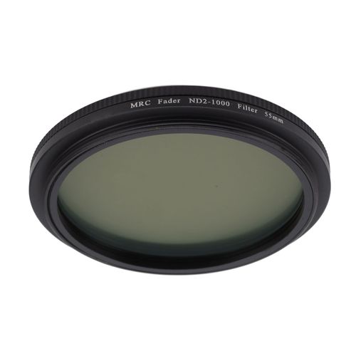 Filtre ND Lightdow pour appareil photo (ND2 a ND1000) reglable en verre optique pour prise de vue en eau vive (55 mm)
