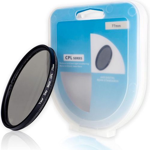 Filtre Polarisant Cpl-Diamtre : 77 Mm-Minimise Les Reflets De Lumire Gnants-Amliore La Clart Optique Et La Fidlit Des Couleurs-Filtre Polarisant Circulaire Avec Revtement.[P830]