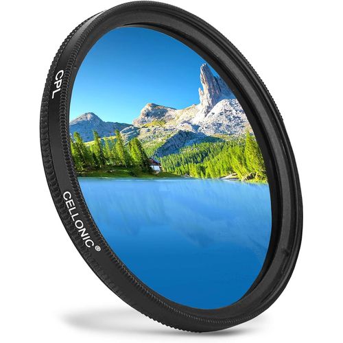 Filtre Polarisant Pour Objectifs Photo De 58mm - Compatible Avec Canon Ef ( 58mm) - Filtre Pola Cpl Circulaire De Variation De La Lumire