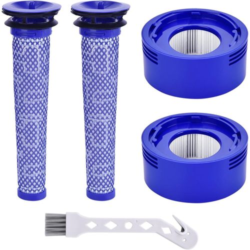 Filtre pour Dyson V7 Dyson V8 Remplacement filtres 965661-01 et 967478-01 Pack [Lot 2] Phonillico