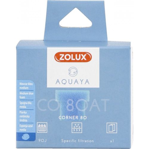 Filtre Pour Pompe Corner 80, Filtre Co 80 At Mousse Bleue Medium X1. Pour Aquarium.