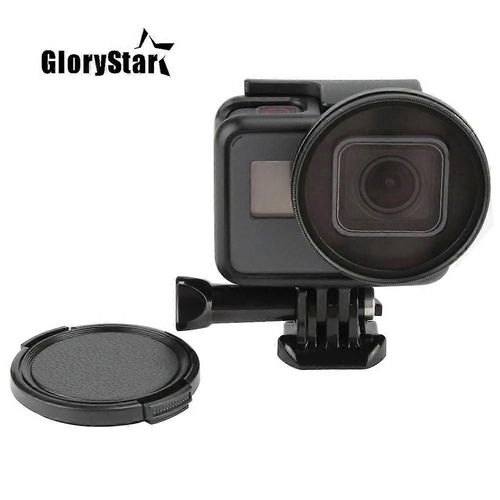Filtre Uv Professionnel 52 Mm Pour Camra DAction Gopro Hero 5 6 Noir Avec Support De Couverture DObjectif Pour Accessoires Go Pro 6