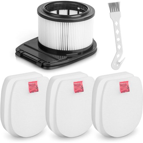 Filtres Iz300Uk Pour Aspirateur Sans Fil Shark, 1 Filtre Hepa + 3 Filtres En Feutre Et 3 Filtres En Mousse De Rechange Pour Shark Iz300 Iz300Uk Iz300Ukt Iz320 Iz320Uk Iz320Ukt Iz30[SSE7111185]