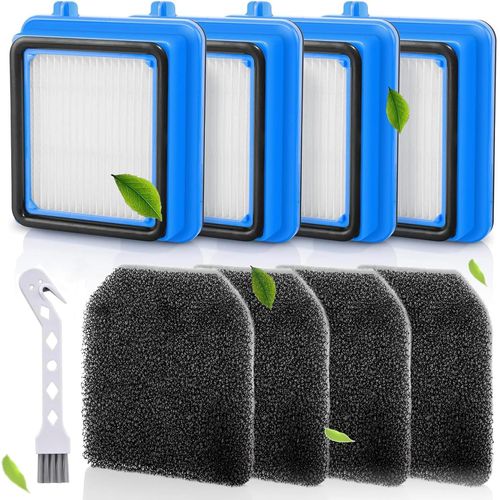 Filtres Pour Aspirateur Sans Fil Aeg Qx7 Qx6 Qx8-2, Accessoires De Rechange Pour Aspirateur Aeg Askw1 Avec 4 Filtres Pr-Moteur, 4 Filtres Hyginiques Lavables, 1 Brosse De Nettoya[SSE7113106]