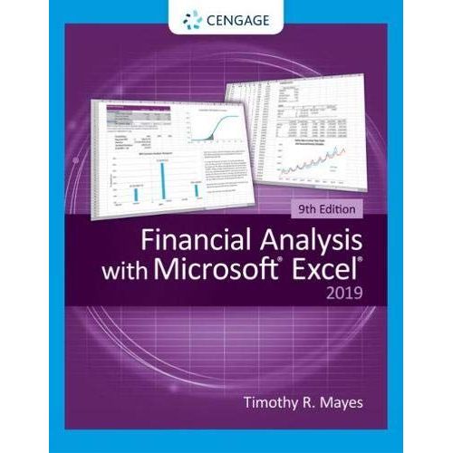 Financial Analysis With Microsoft Excel    Format Broch 