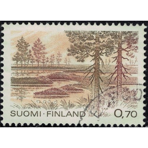Finlande 1982 Oblitr Used Kauhaneva Marsh Parc National Kauhaneva Pohjankangas Su