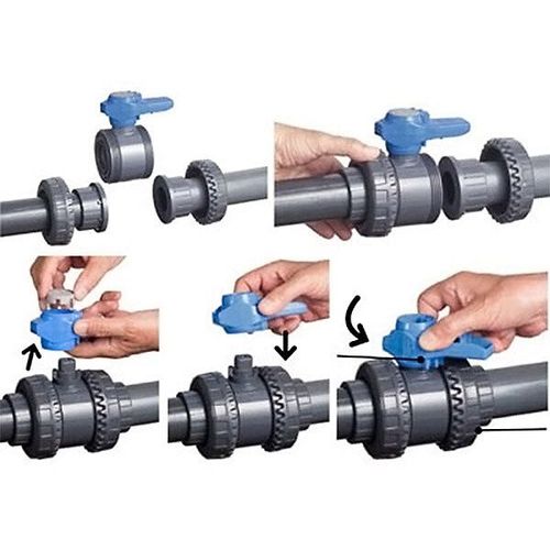 Fip - Vanne Pvc Fip Double Union  Coller 25mm - Vib25c