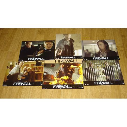 Firewall - Jeu De 6 Photos D'exploitation Cinmatographique Originale - Format 21x28 Cm - Un Film De Richard Loncraine Avec Harrison Ford, Paul Bettany, Virginia Madsen, Mary Lynn Rajskub - Anne 2006