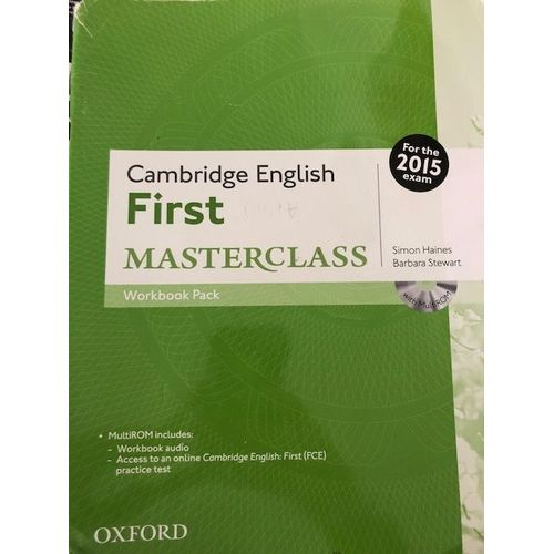 Cambridge English: First Masterclass: Workbook Pack Without Key    Format Broch 