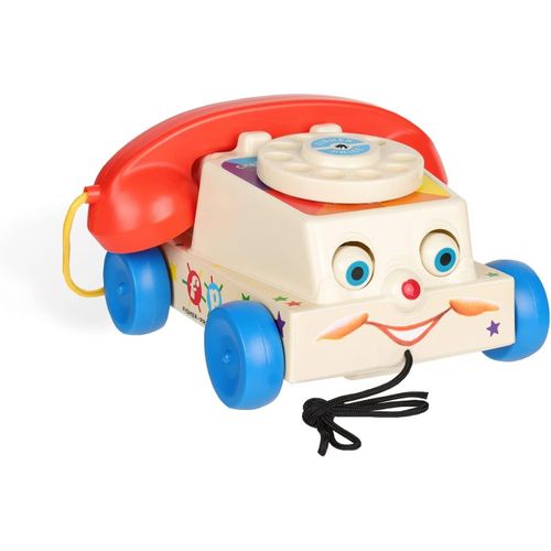 Fisher Price Classiques Tlphone jouet Chatter, jouet rtro pour bb  pousser, tlphone jouet pour tout-petit, jeu de rle pour enfants, tlphone pour bb, jouet cadeau rtro  partir de.[G1489]