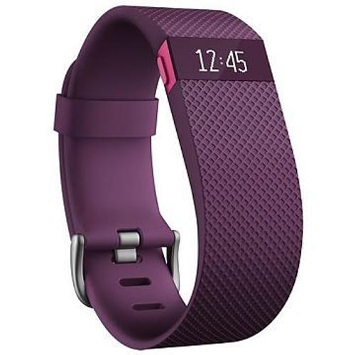 Fitbit Charge Hr - Prune - Taille L (Fb-405pml)