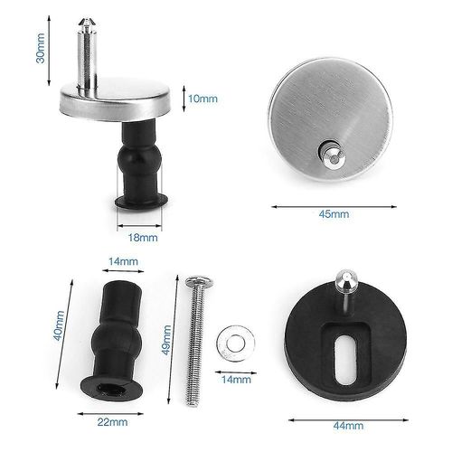 Fix Wc Toilette Sige Charnire Raccords Quick Release Charnires Kit