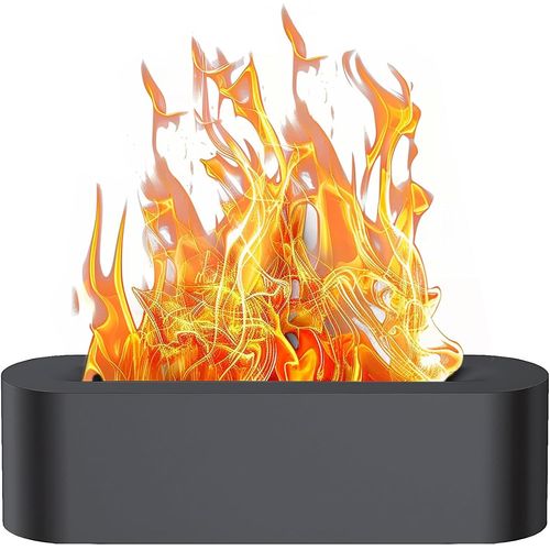Flame Diffuser,7 Color Lights,Super Silent Oil Diffuser,Diffuser For Home,Office,Yoga