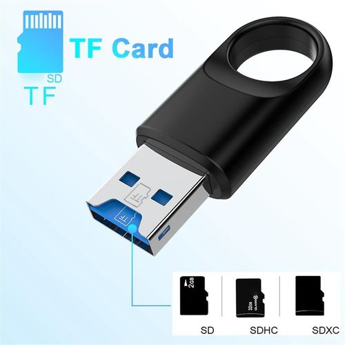 Flash Memory TF Card Reader USB3.0 Adapter for TF PC Laptop Driving Recorder High-Speed Card Reader