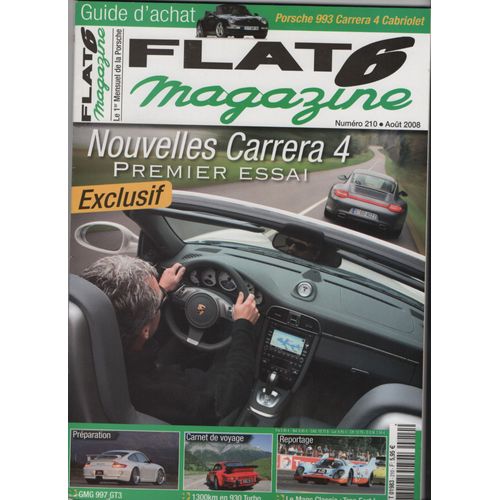 Flat 6 Magazine  210  Nouvelle Carrera 4 Porsche 993